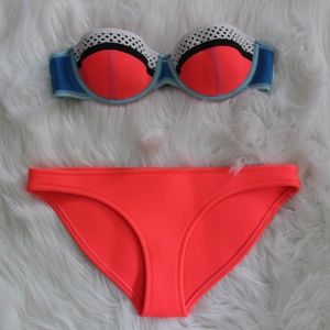 Triangl Strapless Bikini Set
